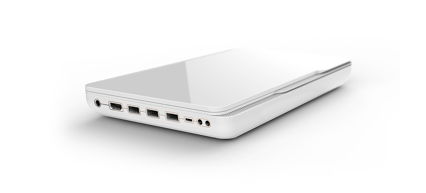 computer，industrial design，white，notebook，computer，