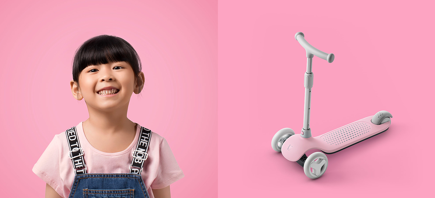 industrial design，product design，vehicle，Children's scooters，