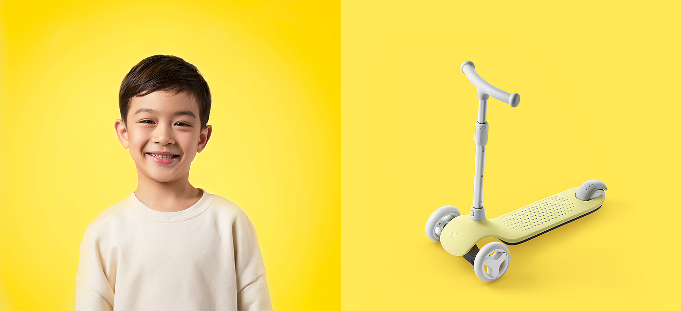 industrial design，product design，vehicle，Children's scooters，