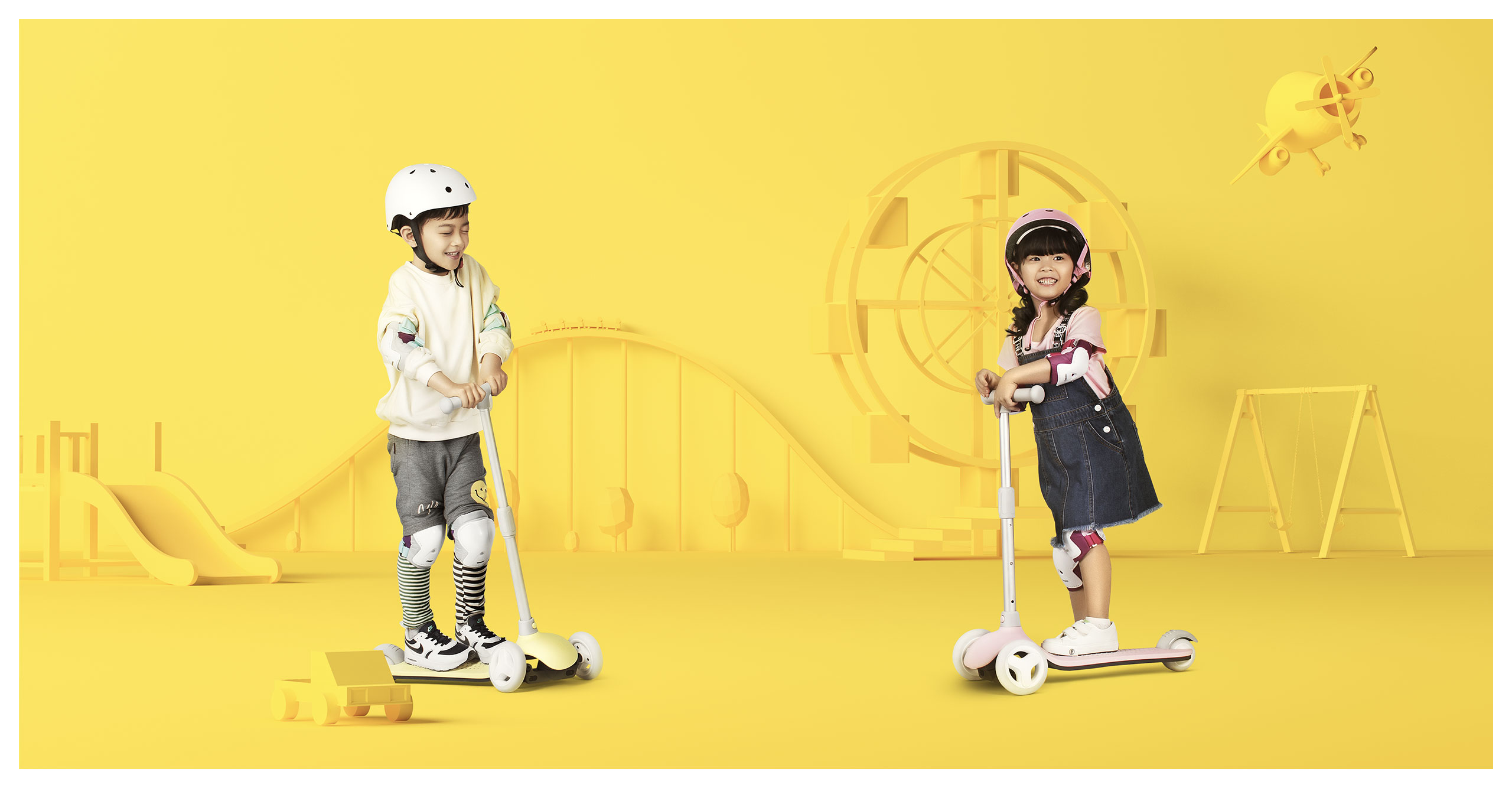 industrial design，product design，vehicle，Children's scooters，
