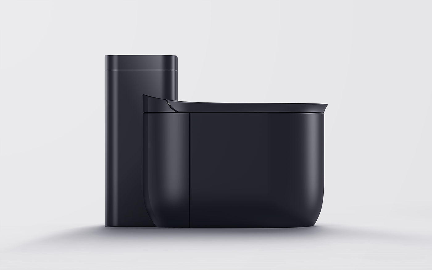convenient，pedestal pan，black，
