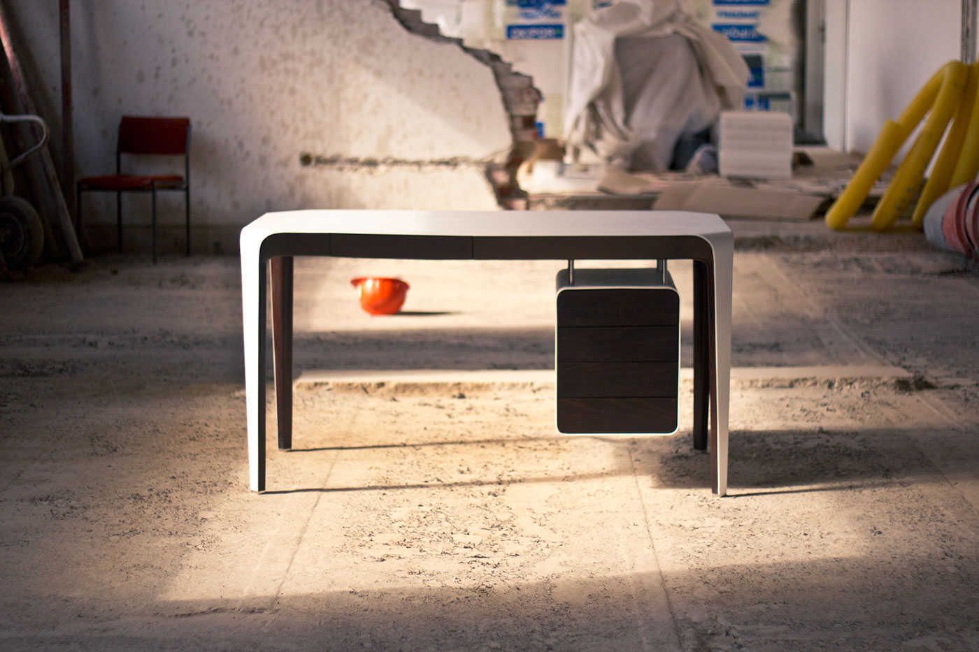 Artificial stone，Wood ash，Table，Aree table，