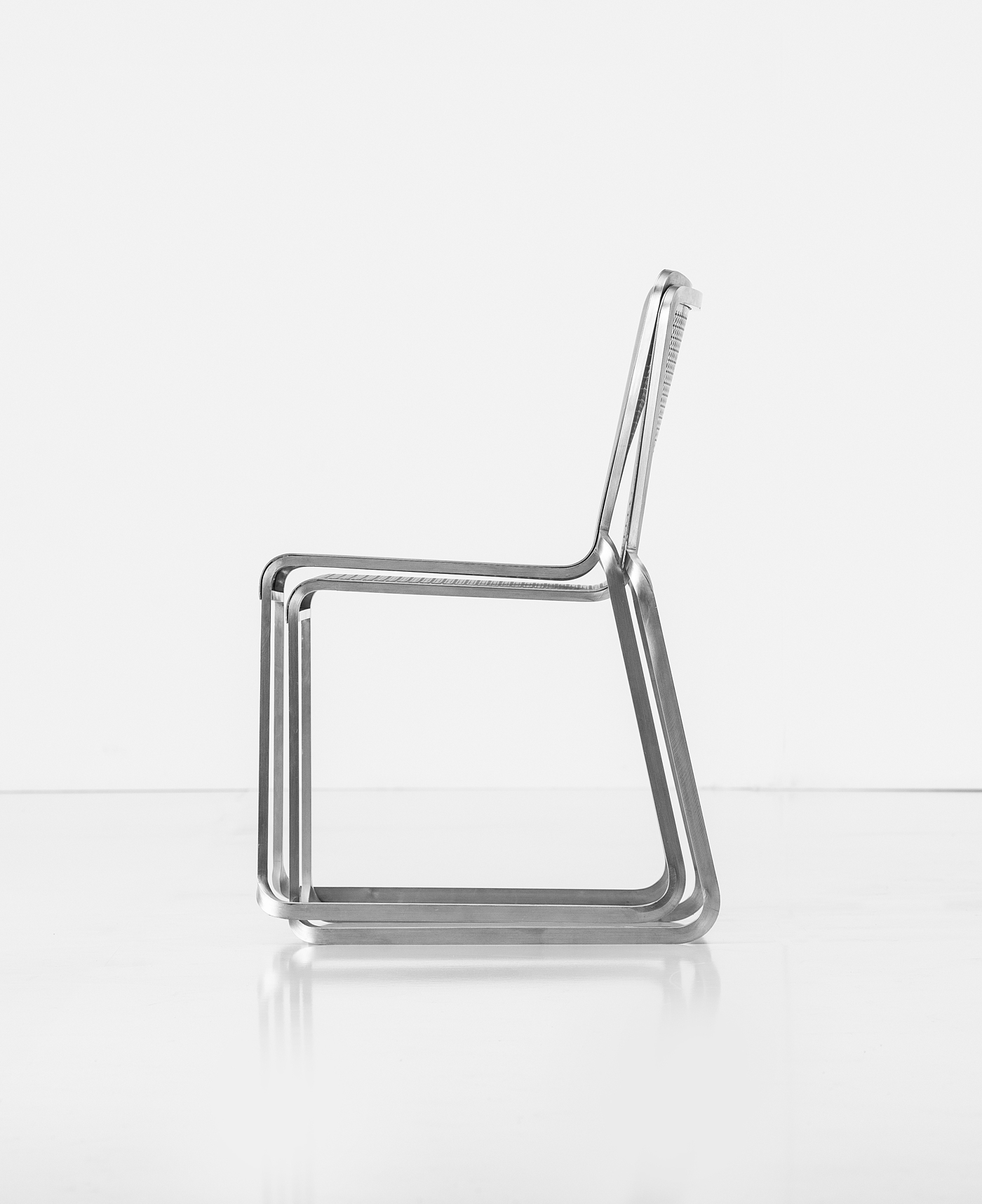 bend，Metal，Aluminum tube，details，simple，oxo，chair，