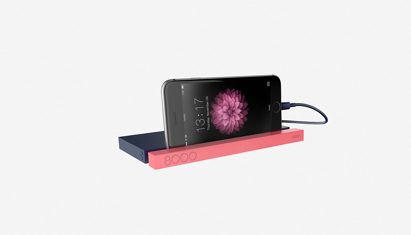 Cubes，Power Bank，Charger，Minimalism，