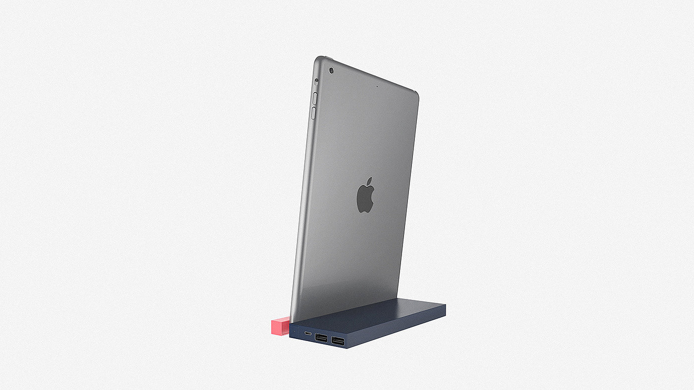 Cubes，Power Bank，Charger，Minimalism，