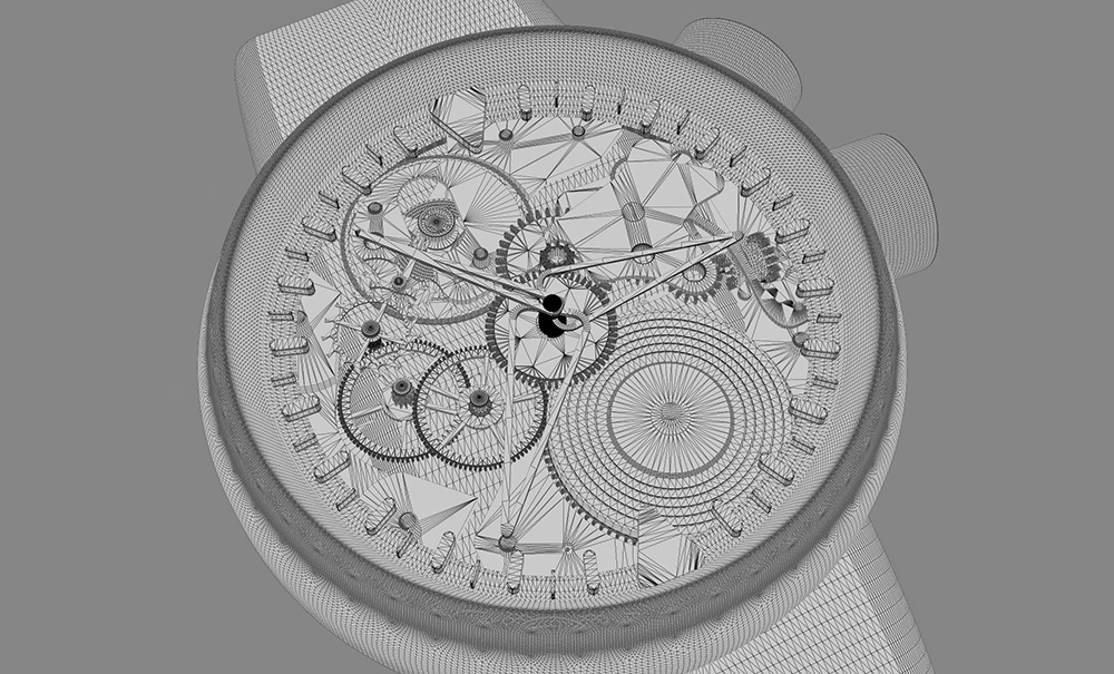 Simple and light，Transparent，mechanical watch，novel，Strong decoration，