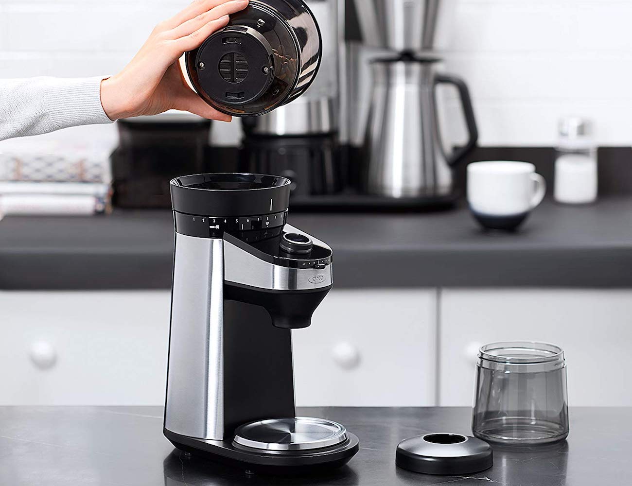 oxo，Coffee grinder，Kitchen appliances，product design，