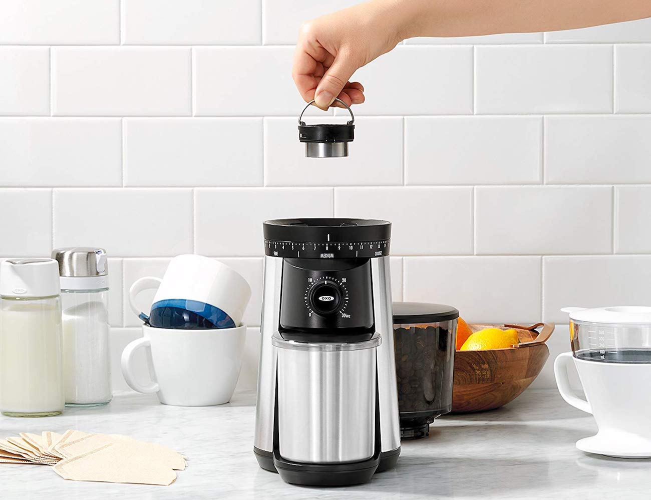 oxo，Coffee grinder，Kitchen appliances，product design，