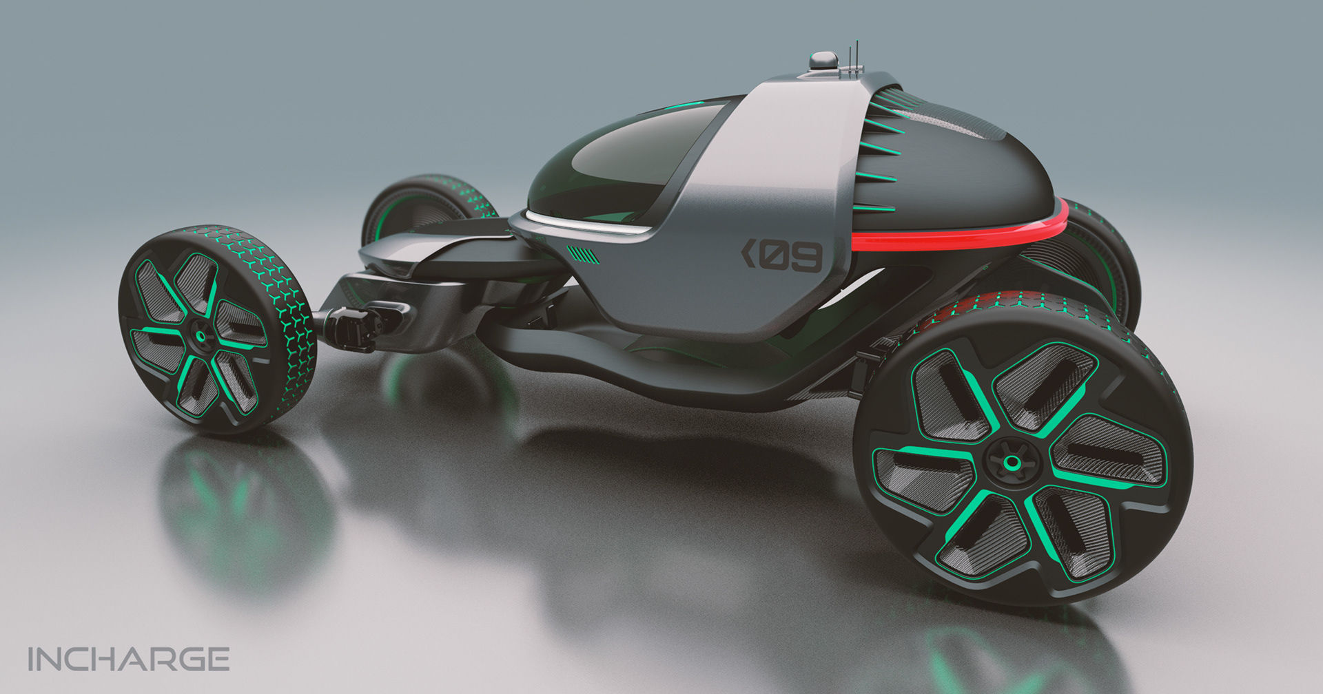 Automatic design，3D modeling，INCHARGE 09，