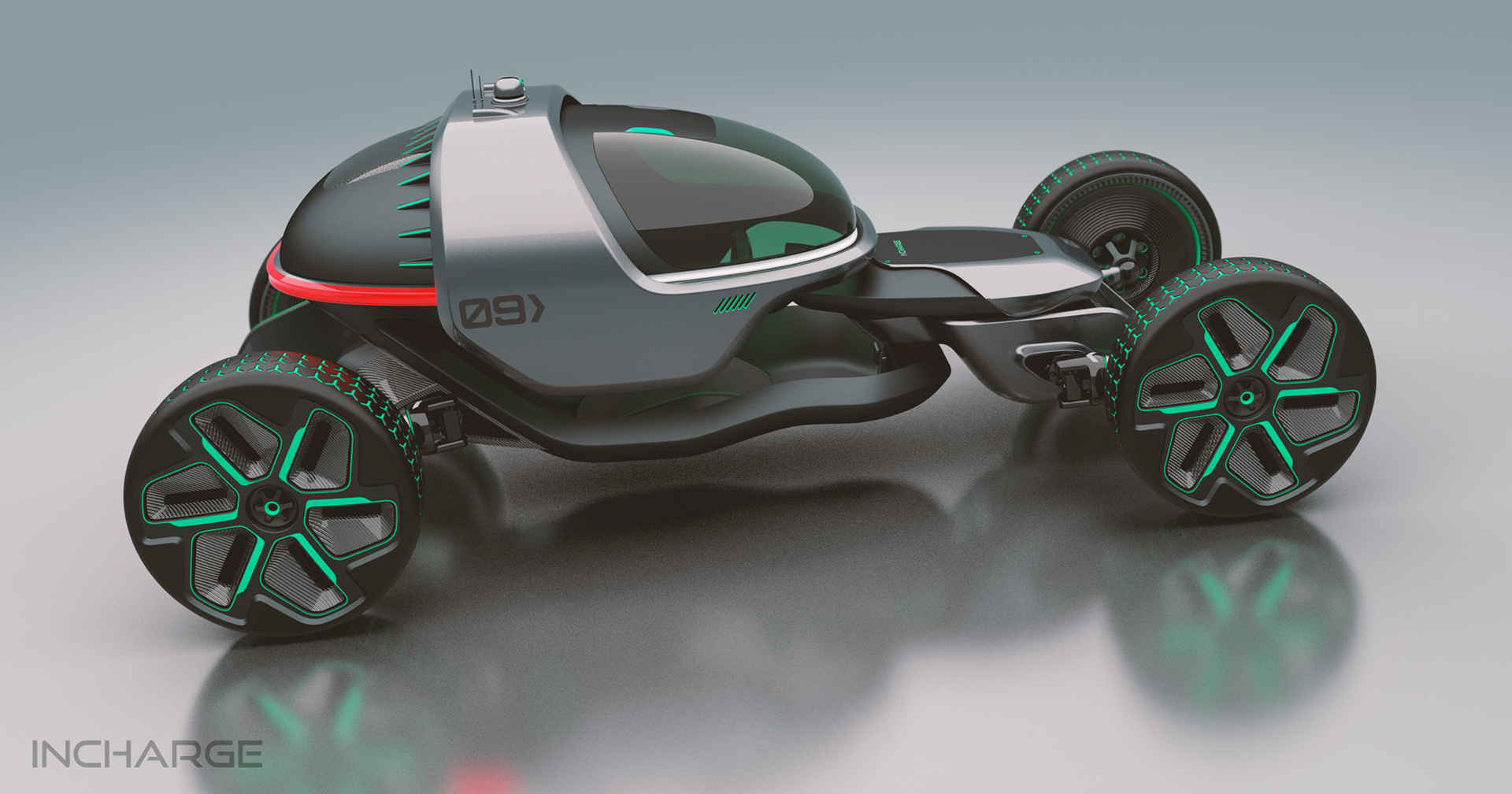 Automatic design，3D modeling，INCHARGE 09，