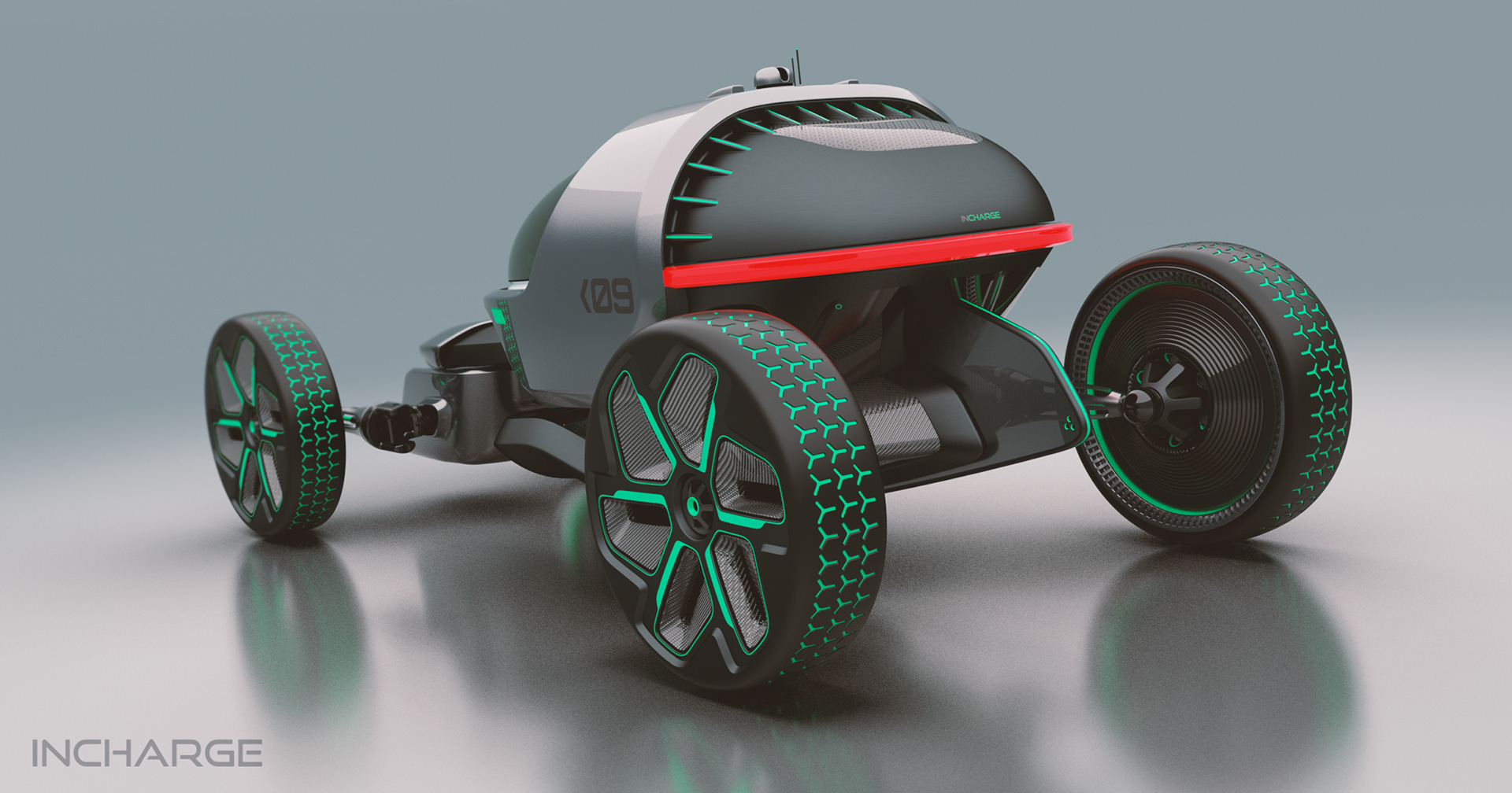 Automatic design，3D modeling，INCHARGE 09，