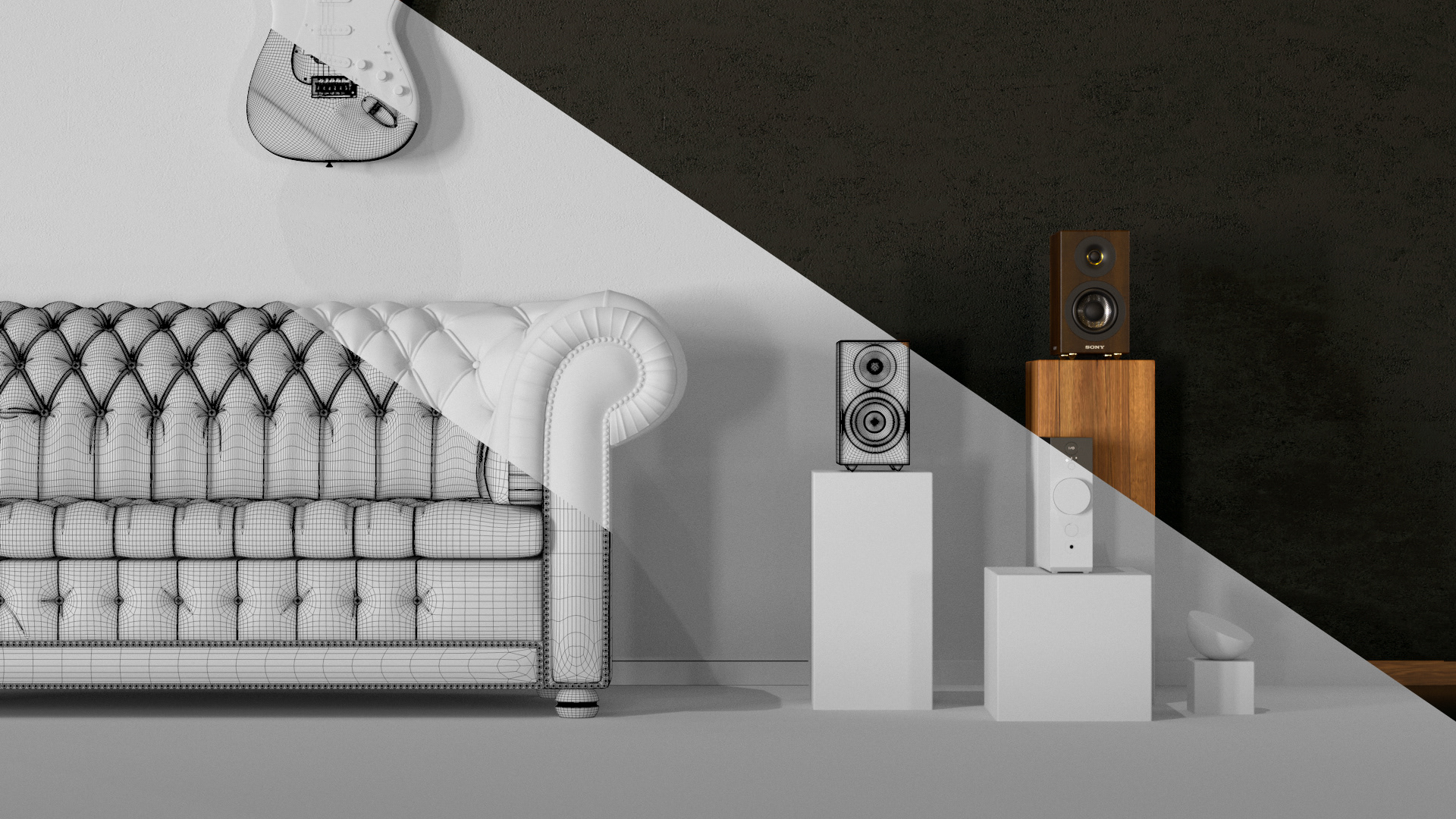 brown，speaker，SONY Cas-1，