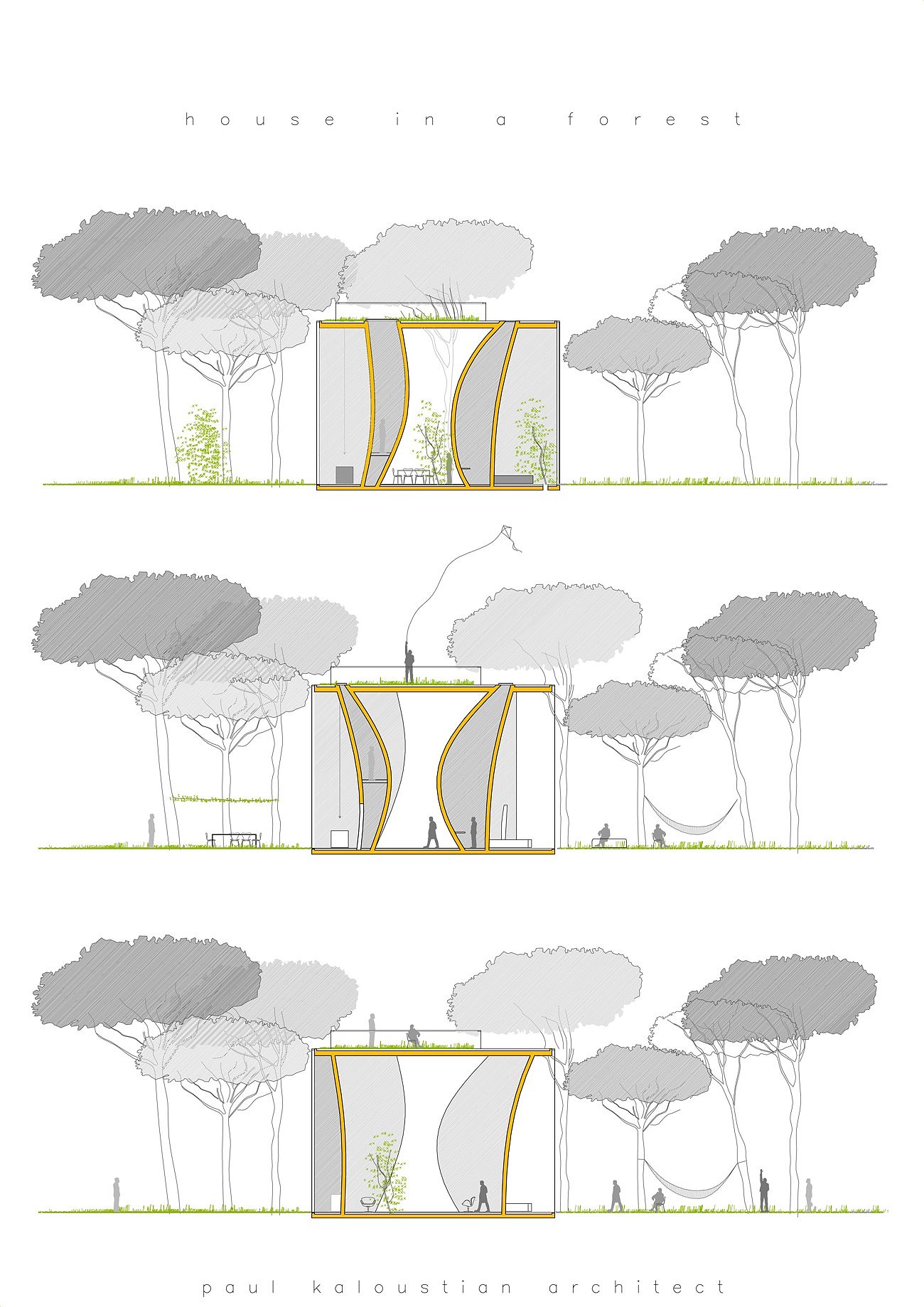 deconstruction，Open type，Architectural design，
