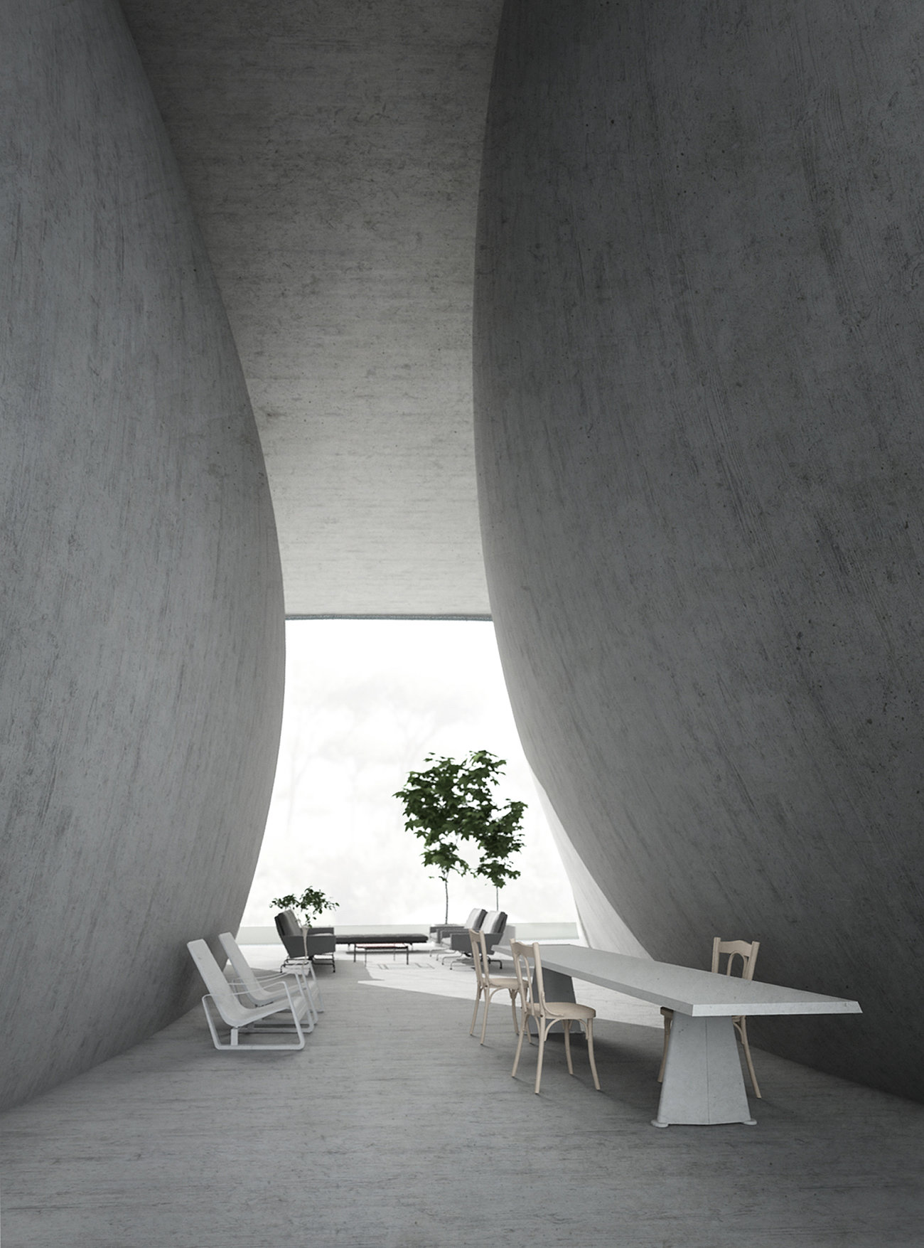 deconstruction，Open type，Architectural design，