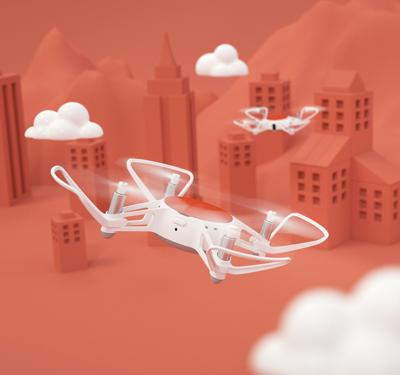 Mi Mian，Remote control small aircraft，Toys，product design，