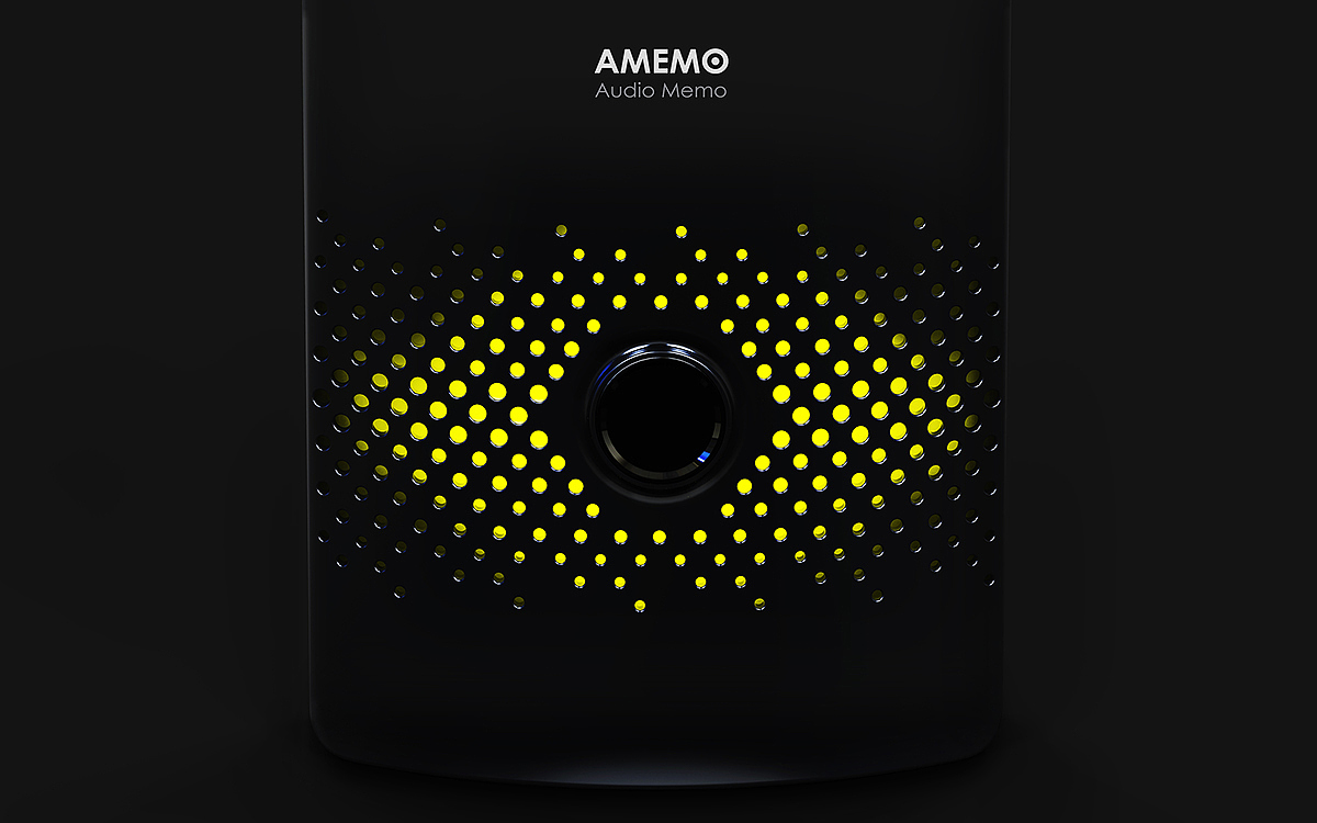Audio Memo，AMEMO，黑色，音频备忘录，