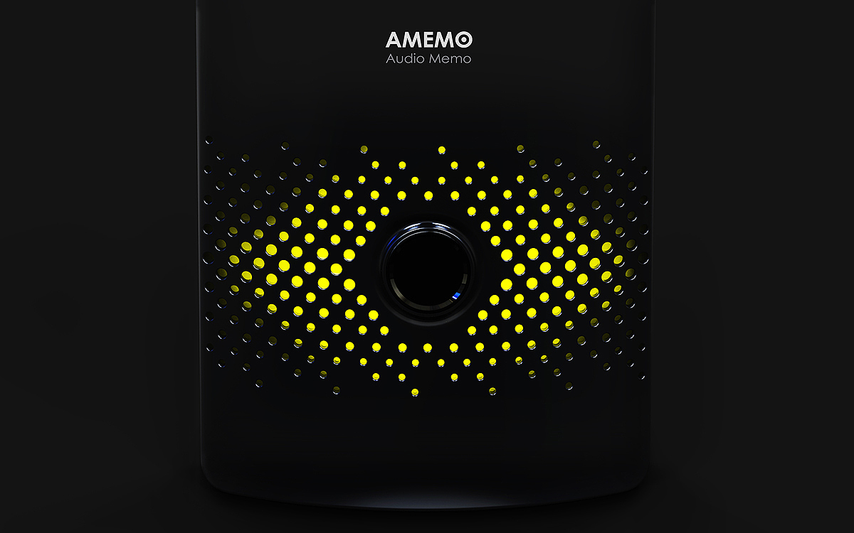 Audio Memo，AMEMO，black，Audio memo，