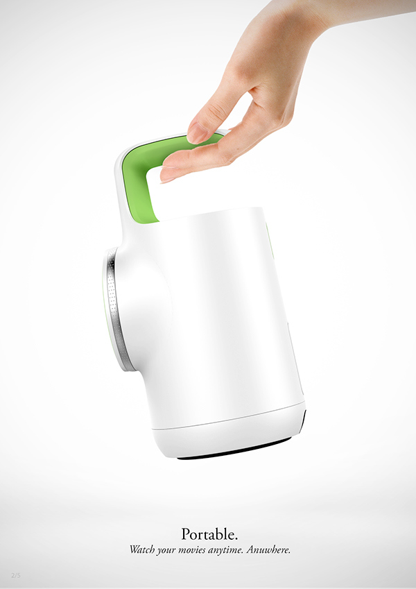 industrial design，product design，electronic product，Digital，Projector，image，