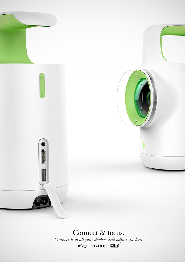 industrial design，product design，electronic product，Digital，Projector，image，