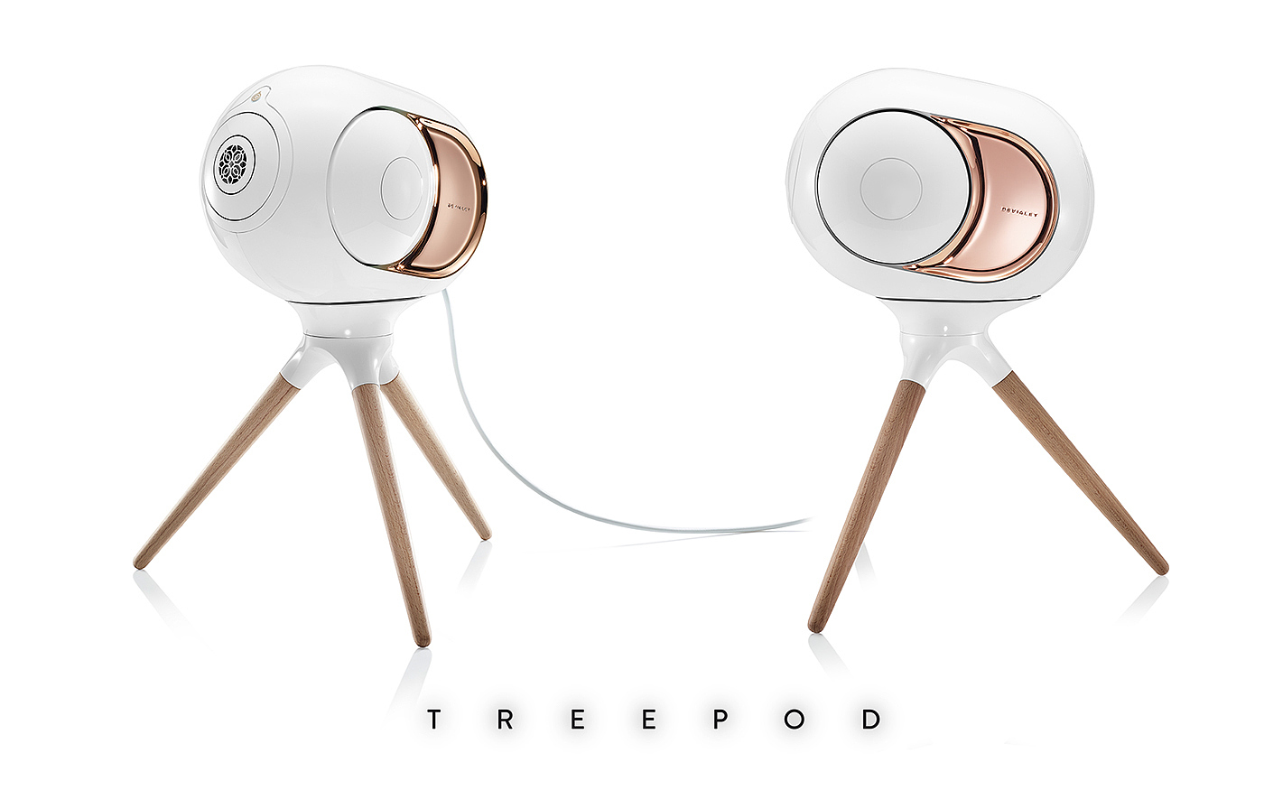 Treepod stand，扬声器，木质，铝制，帝瓦雷，