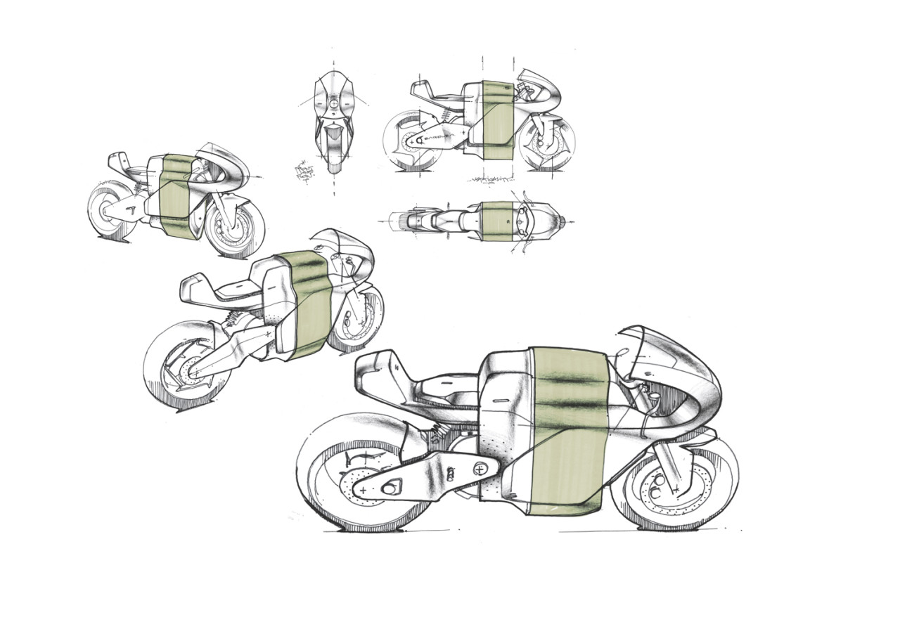 Carbon fiber single shell chassis，motorcycle，MANX7，