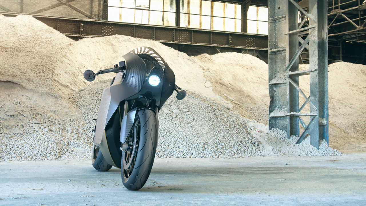 Carbon fiber single shell chassis，motorcycle，MANX7，