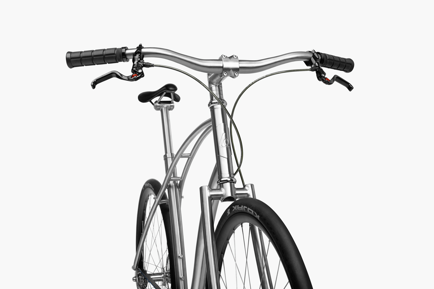 Building No.1，Bicycle，Design of titanium cantilever frame，