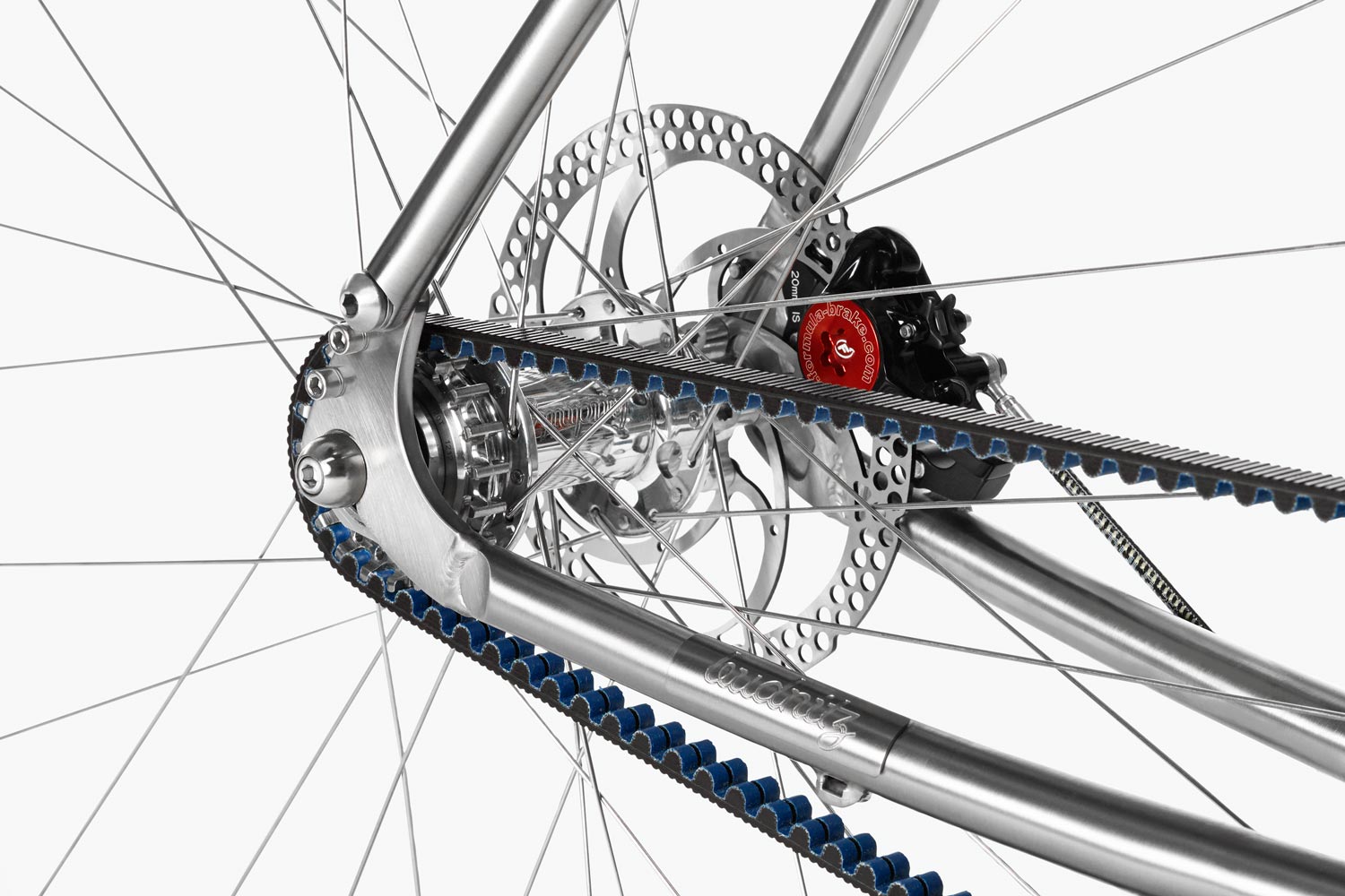 Building No.1，Bicycle，Design of titanium cantilever frame，