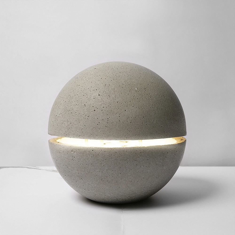 Gayalux Lamp，lamp，concrete，sphere，