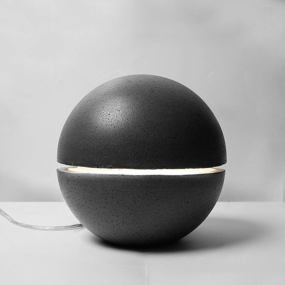 Gayalux Lamp，lamp，concrete，sphere，