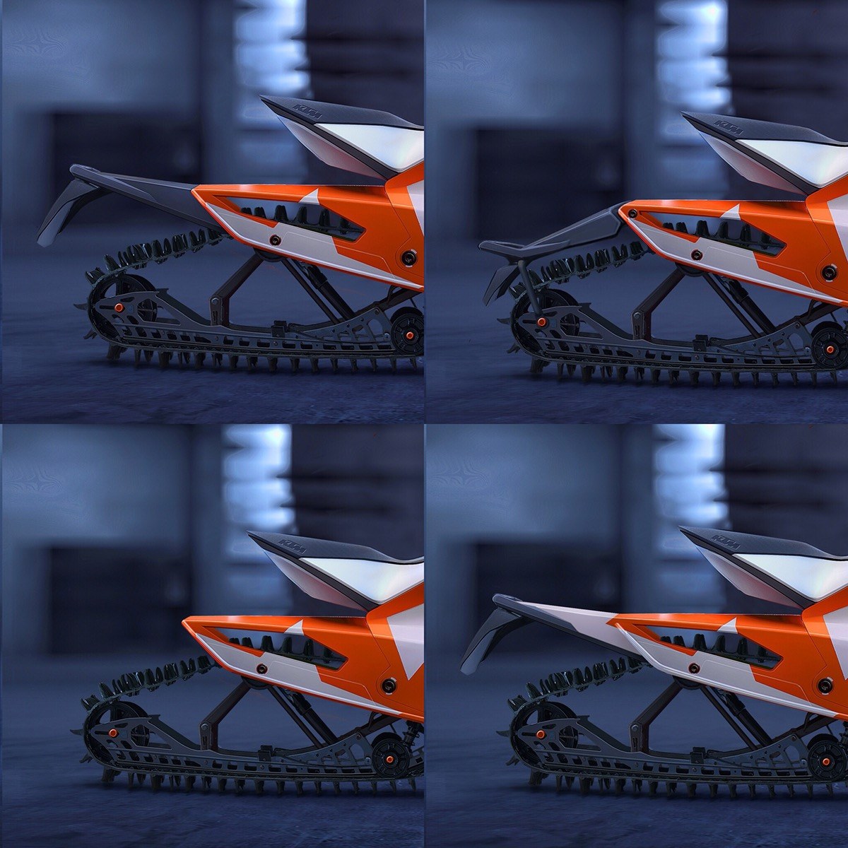 Snowmobile，Authenticity，Domineering and beautiful，Dual purpose，Rapid streamline，