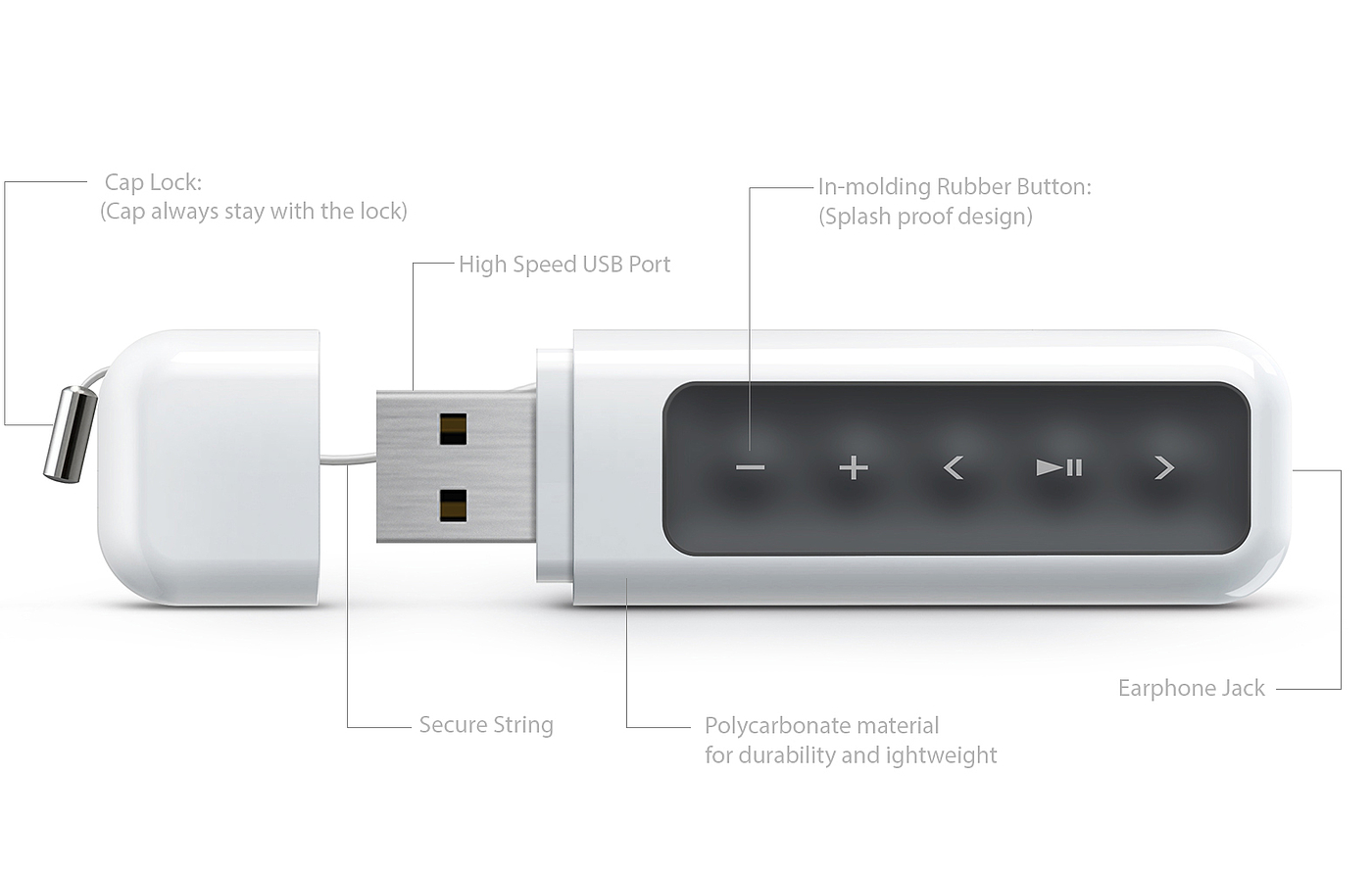 mp3，USB drive，Metal，