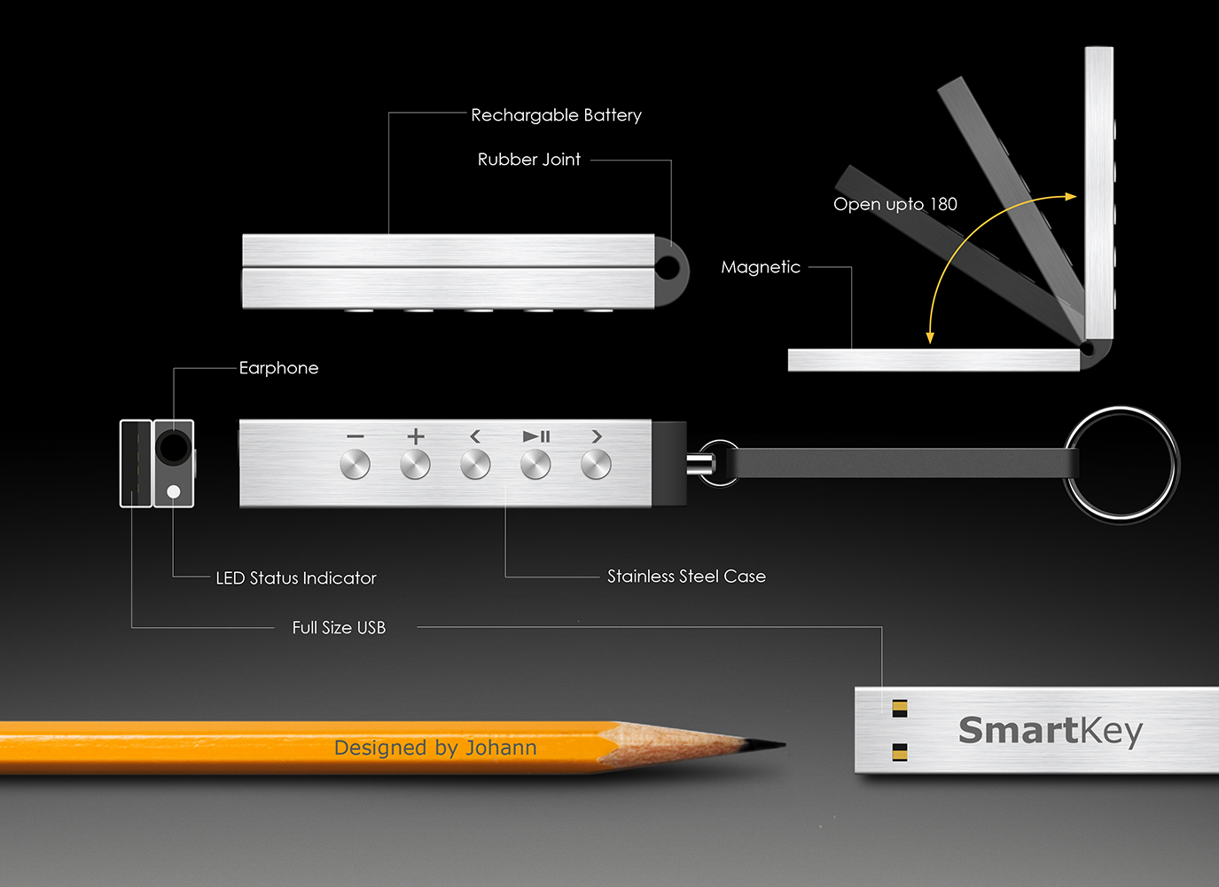 mp3，USB drive，Metal，