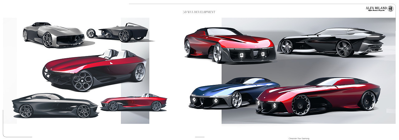 Alpha Romeo，Sports car，Automatic design，