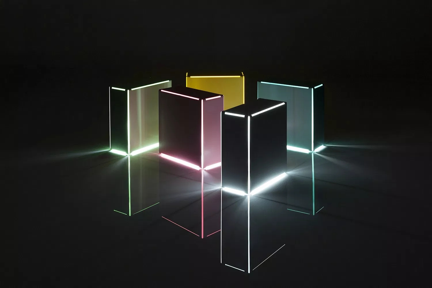 Minimum，The neon lights，neon，Cube，