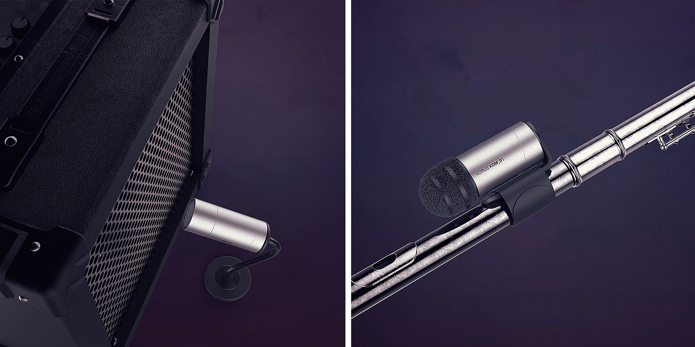 korus，wireless microphone ，Digital，product design，