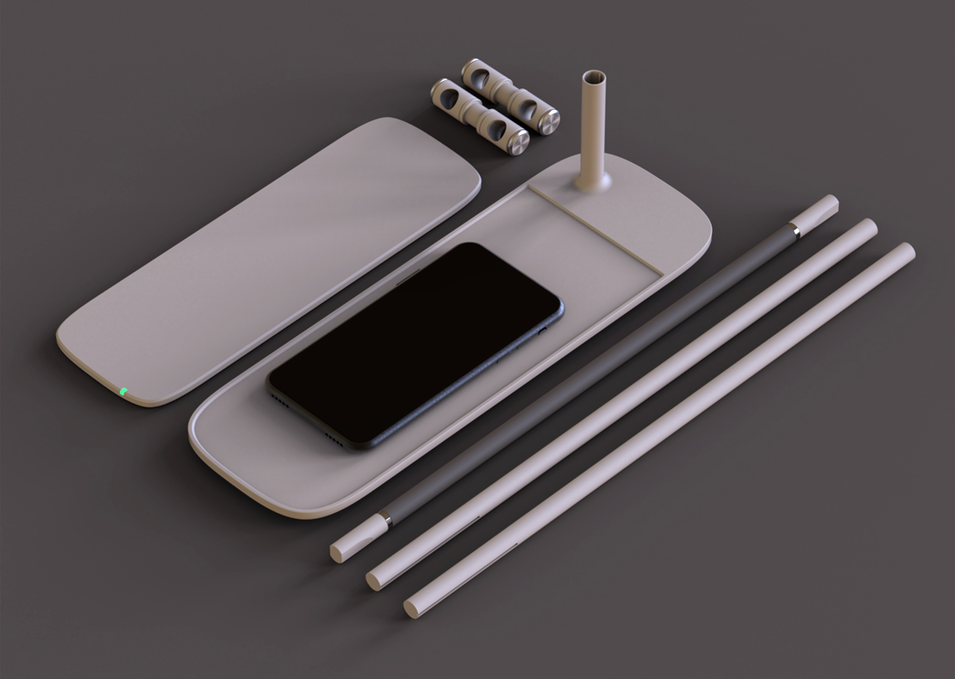 Charger，Lamp design，diy，wireless，