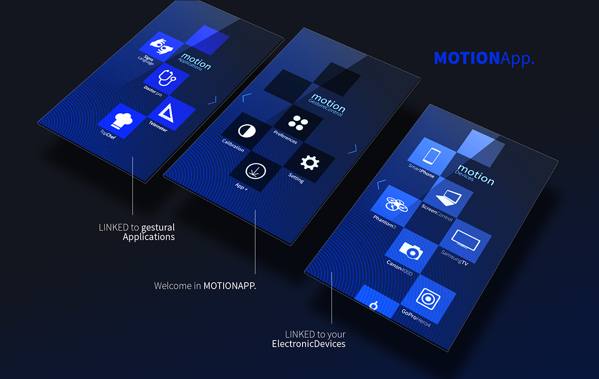MOTION，Gesture control，Digital，product design，