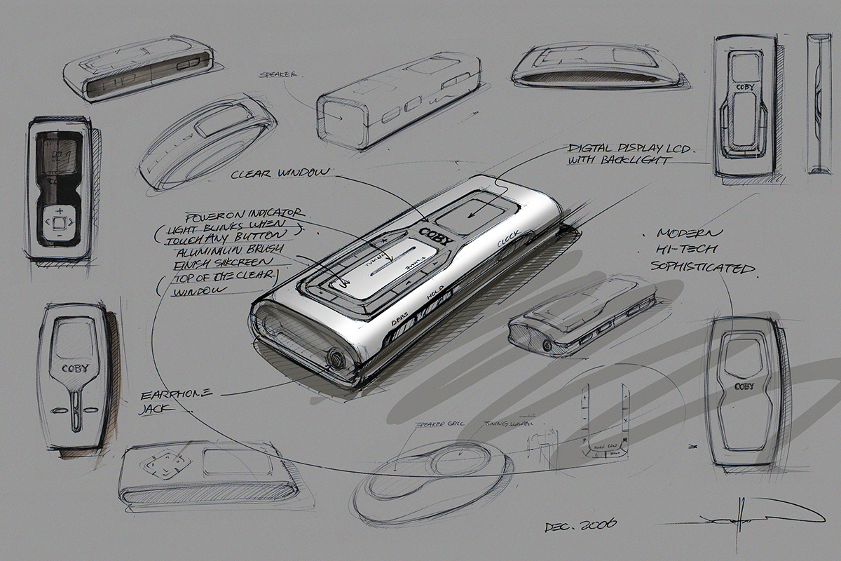 radio，COBY，AM/FM Radio，