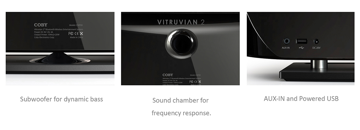 high-quality，Advanced Bluetooth wireless entertainment system，VITRUVIAN，
