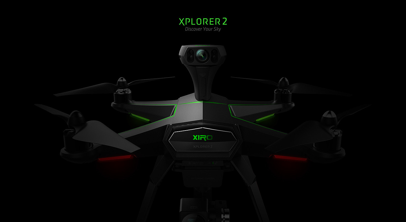 Xplorer 2，无人机，黑色，2016红点奖，