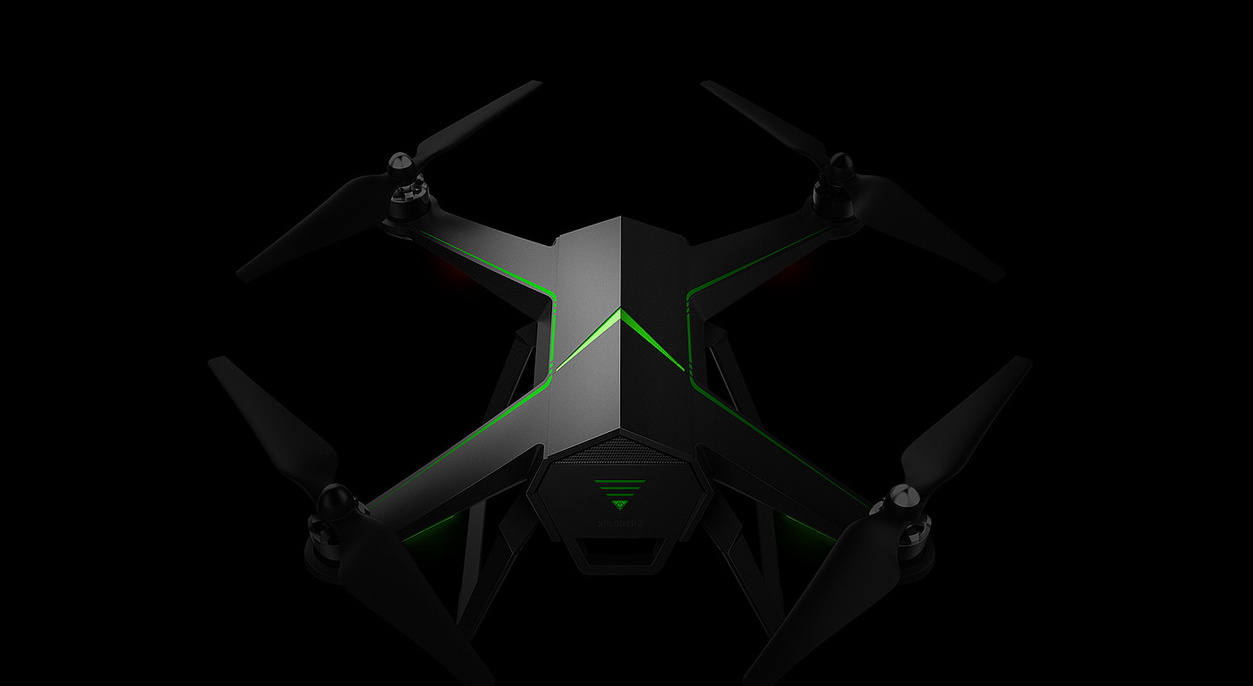 Xplorer 2，UAV，black，2016 red dot award，