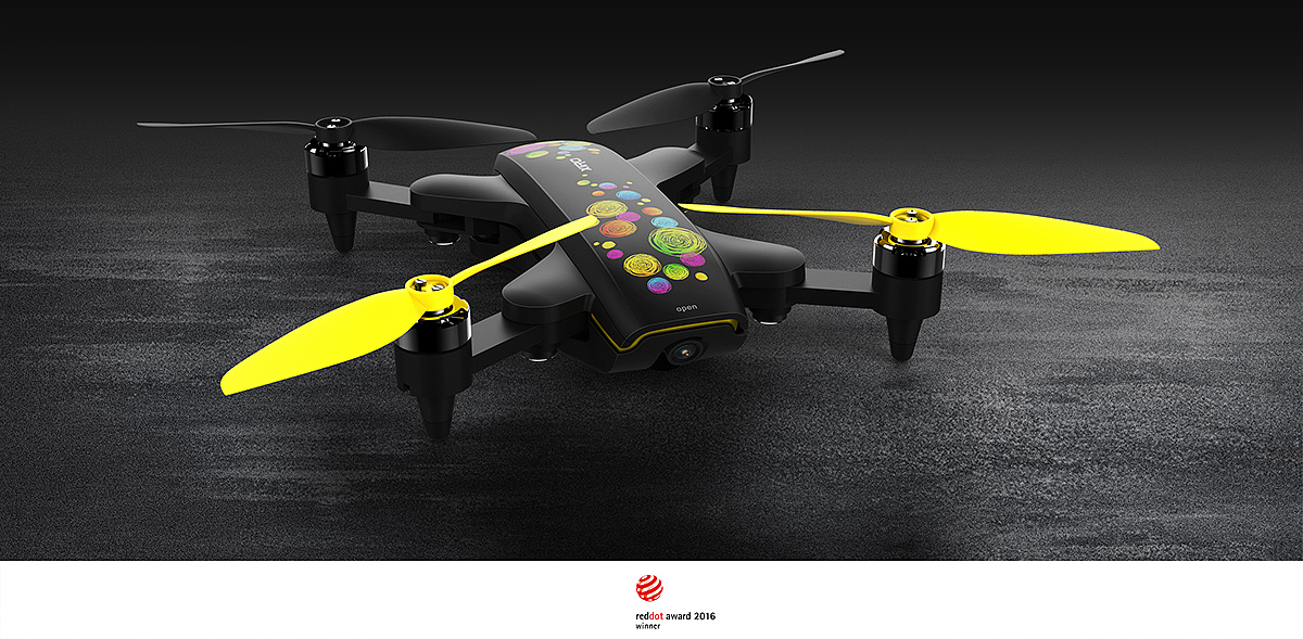 2016 red dot award，Xplorer Mini，UAV，product design，industrial design，