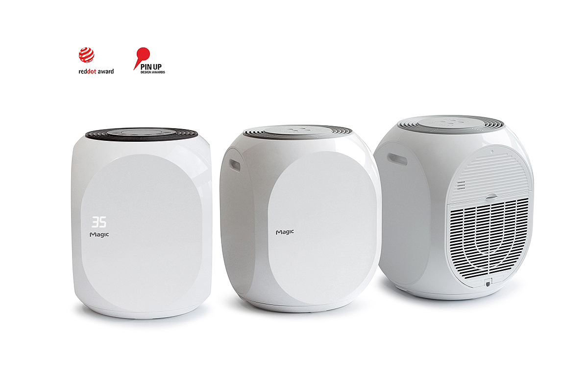 Air washer，空气清洗机，家用电器，红点奖，空气净化器，