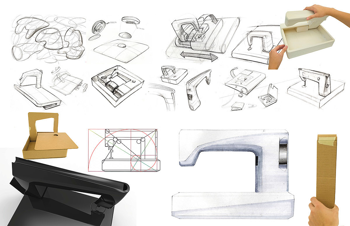工业设计，产品设计，缝纫机，SO. Machine，