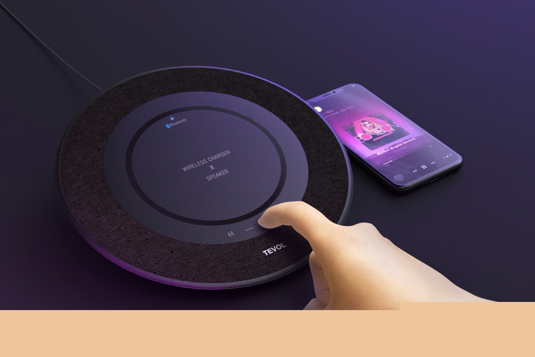 Digital，loudspeaker box，wireless charger ，Tevol，