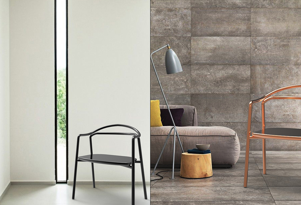 THONET chair，Cesca chair，Arc structure，steel，oak，copper，