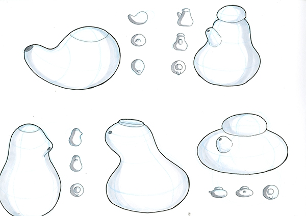 product design，Soy sauce bottle，corm，