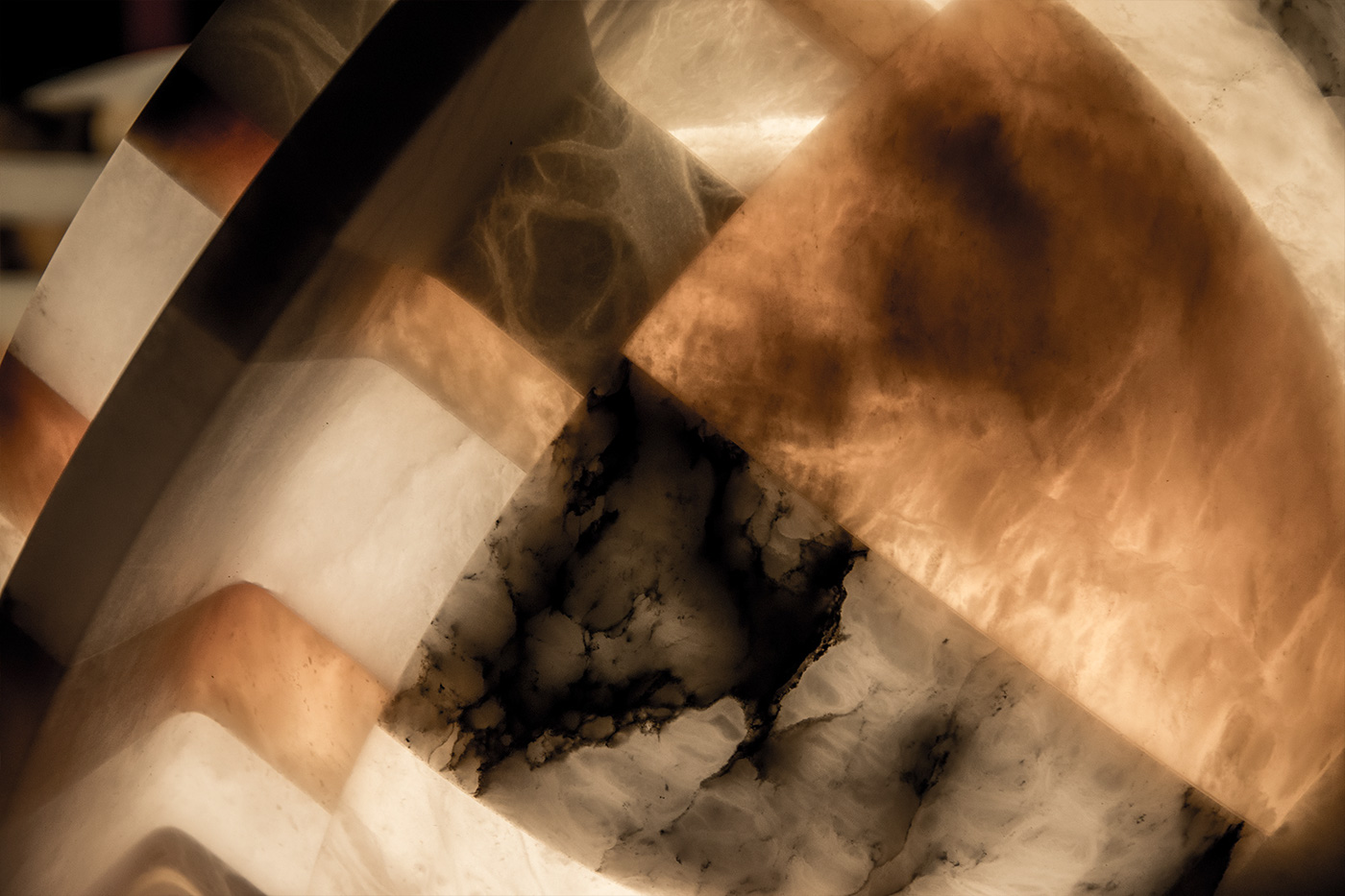 Double Signature，Dark agate，Alabaster，opus，lamps and lanterns，