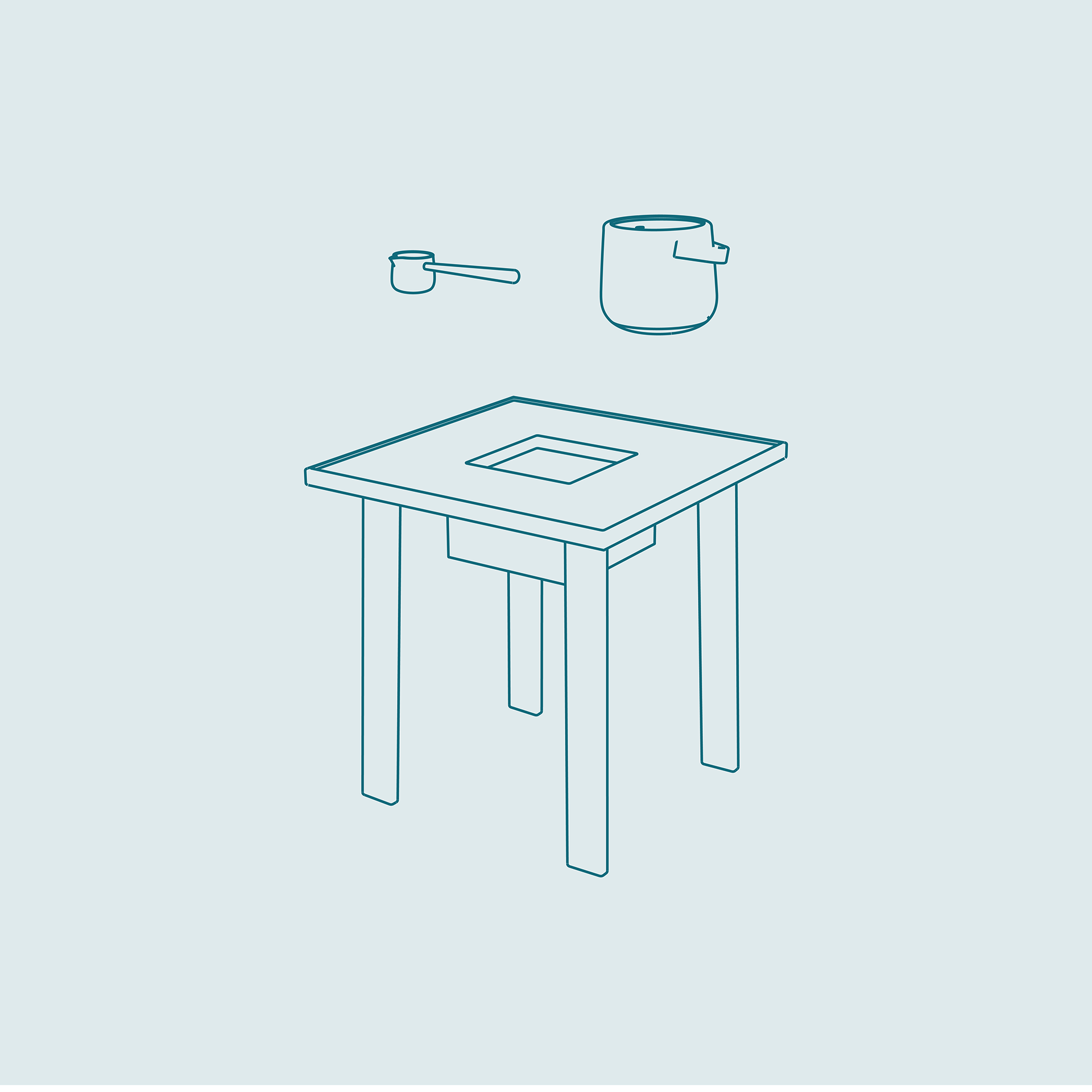 teapot，the elderly，Seremons，